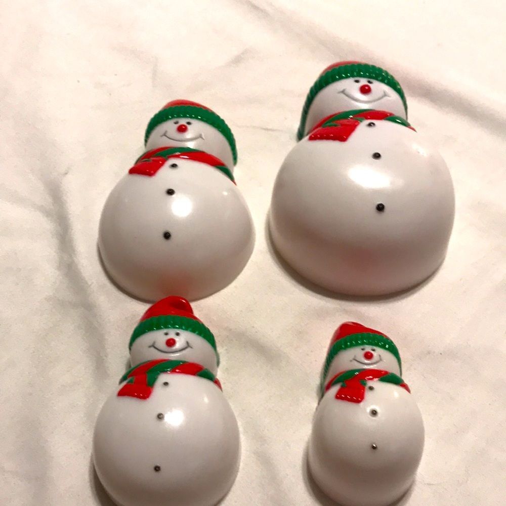 Snowmen measuring cups - Picture 3 of 5